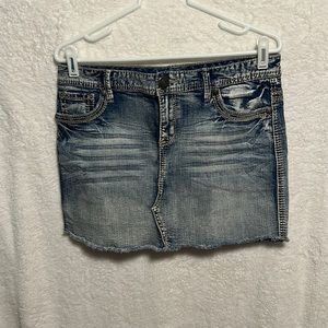 Misses mini Jean skirt size 9/10
